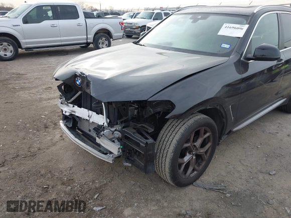 2023 BMW X3 sDrive30i with VIN 5UX43DP01P9S20838, listed as a IAAI auction lot 41696096 with 40,922 mi miles and . Bid and sale history available at DreamBid. Image 6.