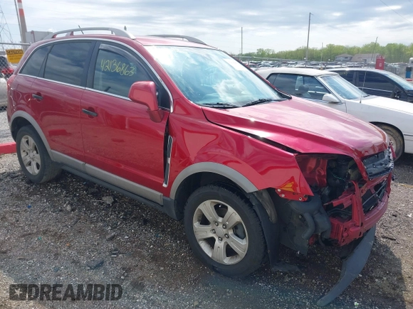 2014 Chevrolet Captiva Sport LS z VIN 3GNAL2EK8ES608616, wystawiony jako IAAI lot #42136863 z przebiegiem 185 748 mil mil oraz . Historia ofert i sprzedaży dostępna na DreamBid. Obrazek 1.