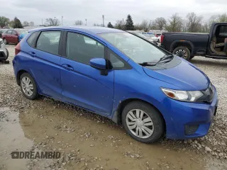 2015 Honda Fit LX with VIN 3HGGK5G51FM718512, listed as a Copart auction lot 52790065 with 111,667 mi miles and Salvage title. Bid and sale history available at DreamBid. Image 4.