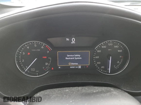 2021 Cadillac XT4 AWD Luxury with VIN 1GYFZBR46MF008733, listed as a Copart auction lot 44559685 with 46,061 mi miles and Salvage Title. Bid and sale history available at carsss.com. Image 9.