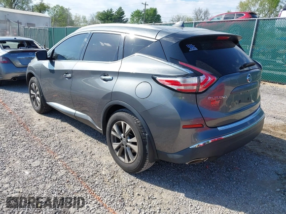 2018 Nissan Murano Platinum with VIN 5N1AZ2MG2JN123795, listed as a IAAI auction lot 42059967 with 77,064 mi miles. Bid and sale history available at carsss.com. Image 3.