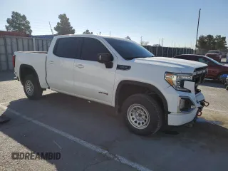 2021 GMC Sierra 1500 AT4 with VIN 3GTP9EED1MG393229, listed as a Copart auction lot 45381255 with 92,048 mi miles and Clean Title. Bid and sale history available at carsss.com. Image 4.