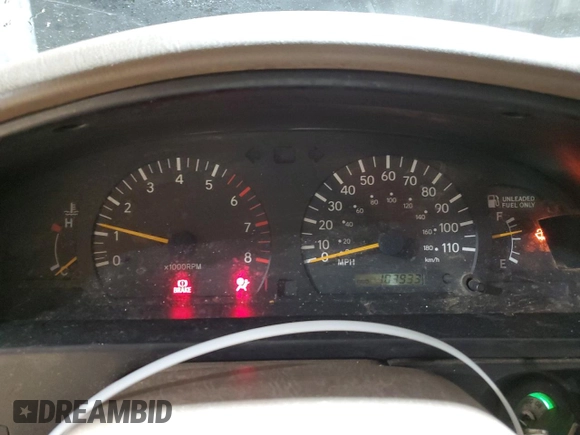 2000 Toyota Tacoma PreRunner with VIN 4TASM92N6YZ657141, listed as a Copart auction lot 43435185 with 103,933 mi miles and Salvage title. Bid and sale history available at DreamBid. Image 9.