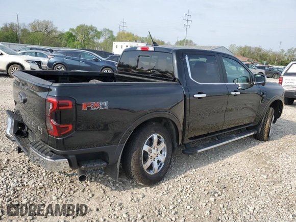 2024 Ford Ranger Lariat с VIN 1FTER4KH0RLE10010, выставлен на аукционе Copart как лот 54508925 с пробегом 10 265 миль миль и Списание • Salvage title. История ставок и продаж доступна на DreamBid. Изображение 3.