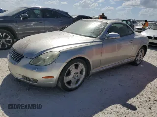 2002 Lexus SC 430 with VIN JTHFN48Y020032865, listed as a Copart auction lot 75424934 with Not Provided miles and Non Repairable. Bid and sale history available at DreamBid. Image 1.