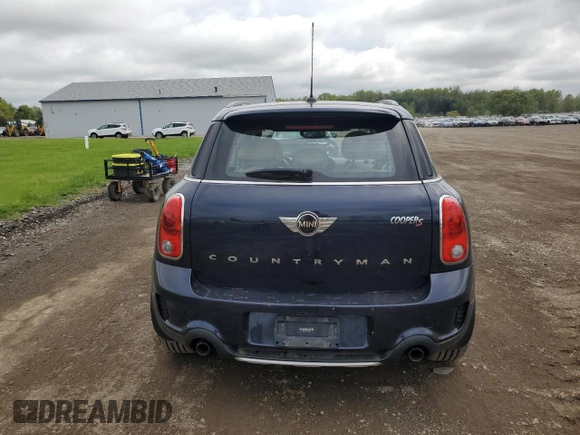 2015 MINI Countryman S with VIN WMWZC5C56FWP47995, listed as a Copart auction lot 55924945 with 46,825 mi miles and Salvage Title. Bid and sale history available at DreamBid. Image 6.