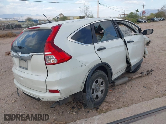 2015 Honda CR-V LX with VIN 5J6RM3H3XFL023217, listed as a IAAI auction lot 41950339 with Not Provided miles and . Bid and sale history available at carsss.com. Image 4.