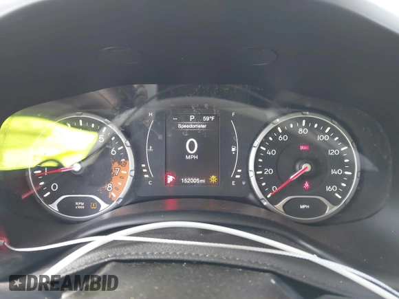 2015 Jeep Renegade Latitude with VIN ZACCJABT0FPB53417, listed as a IAAI auction lot 41861385 with 152,005 mi miles. Bid and sale history available at carsss.com. Image 7.