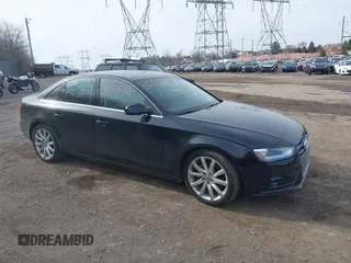 2013 Audi A4 Premium Plus with VIN WAUFFAFL6DN036748, listed as a IAAI auction lot 41513567 with 60,670 mi miles. Bid and sale history available at carsss.com. Image 1.