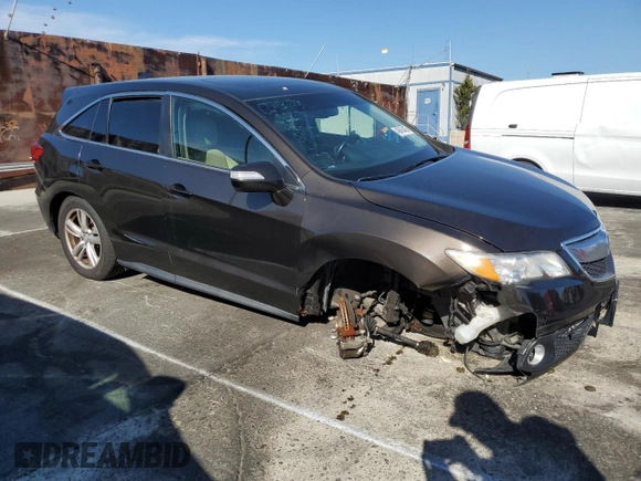 2014 Acura RDX Tech Pkg with VIN 5J8TB3H57EL002022, listed as a Copart auction lot 49453405 with 134,779 mi miles and Salvage Title. Bid and sale history available at carsss.com. Image 4.