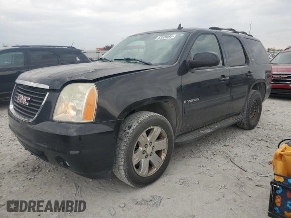 2007 GMC Yukon SLE z VIN 1GKFK13007J123313, wystawiony jako Copart lot #53509995 z przebiegiem Nie podano mil oraz Szkoda całkowita • Salvage title. Historia ofert i sprzedaży dostępna na DreamBid. Obrazek 1.