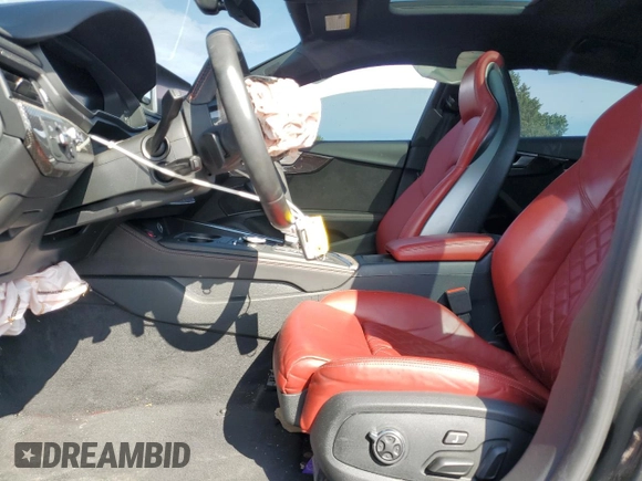2018 Audi S5 Sportback Prestige z VIN WAUC4CF54JA097251, wystawiony jako Copart lot #56038824 z przebiegiem Nie podano mil oraz Szkoda całkowita • Salvage title. Historia ofert i sprzedaży dostępna na DreamBid. Obrazek 7.
