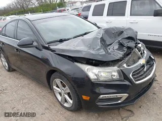 2015 Chevrolet Cruze LT with VIN 1G1PE5SB5F7237605, listed as a IAAI auction lot 41802293 with 207,051 mi miles. Bid and sale history available at carsss.com. Image 1.