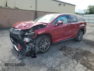 2019 Lexus RX 350L Premium with VIN JTJDZKCA4K2016732, listed as a Copart auction lot 63142195 with 49,837 mi miles and Salvage title. Bid and sale history available at DreamBid. Image 1.