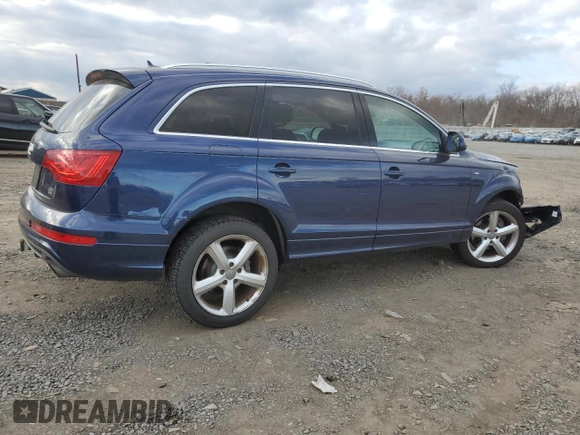 2010 Audi Q7 with VIN WA1MYAFE1AD005425, listed as a Copart auction lot 81697144 with 200,802 mi miles and Salvage title. Bid and sale history available at DreamBid. Image 3.