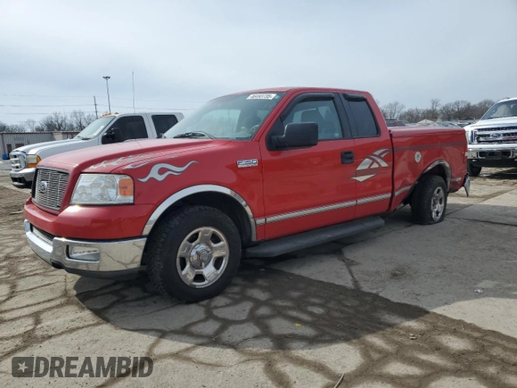 2004 Ford F-150 STX with VIN 1FTRX12W34NA64374, listed as a Copart auction lot 46493735 with 81,368 mi miles and Salvage Title. Bid and sale history available at carsss.com. Image 1.