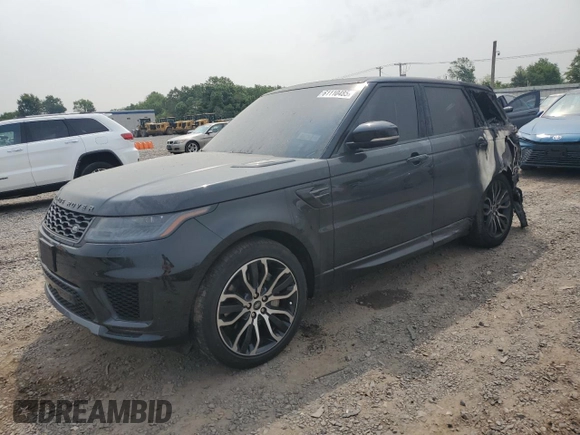 2022 Land Rover Range Rover Sport HSE Silver Edition with VIN SALWR2SU8NA218435, listed as a Copart auction lot 61110485 with 35,416 mi miles and Salvage title. Bid and sale history available at DreamBid. Image 1.