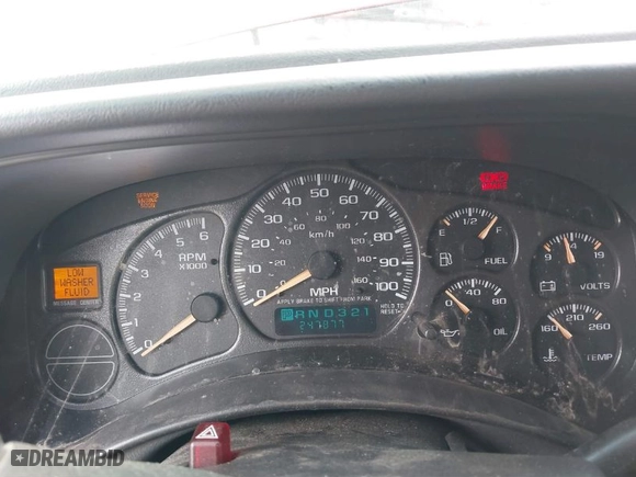 2002 Chevrolet Silverado 1500 LS with VIN 1GCEK19T32E191759, listed as a IAAI auction lot 41880468 with 247,877 mi miles. Bid and sale history available at carsss.com. Image 7.