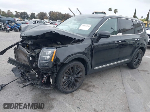2021 Kia Telluride SX with VIN 5XYP54HC8MG127732, listed as a IAAI auction lot 42106546 with 62,411 mi miles and . Bid and sale history available at DreamBid. Image 18.