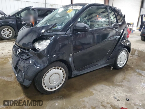 2015 Smart fortwo Passion с VIN WMEEJ3BA6FK820446, выставлен на аукционе Copart как лот 63243635 с пробегом Не указан миль и Списание • Salvage title. История ставок и продаж доступна на DreamBid. Изображение 1.
