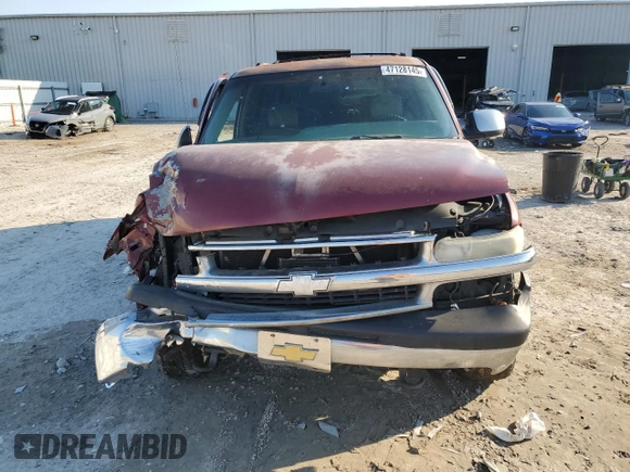 2002 Chevrolet Suburban LT with VIN 1GNEC16Z12J165407, listed as a Copart auction lot 47128145 with 0 mi miles and Salvage Title. Bid and sale history available at carsss.com. Image 5.