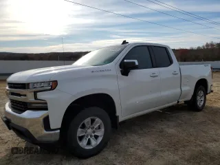 2020 Chevrolet Silverado 1500 LT with VIN 1GCRYDED7LZ101572, listed as a Copart auction lot 50522355 with 115,279 mi miles and Clean Title. Bid and sale history available at carsss.com. Image 1.