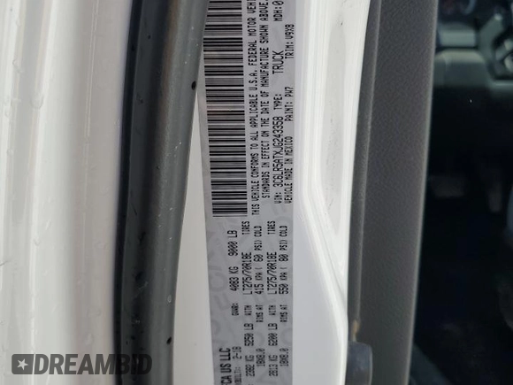 2018 Ram 2500 Tradesman with VIN 3C6LR5ATXJG243358, listed as a Copart auction lot 53749965 with 115,505 mi miles and Salvage Title. Bid and sale history available at carsss.com. Image 13.