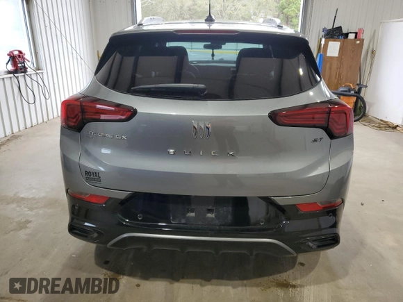 2024 Buick Encore GX Sport Touring with VIN KL4AMESL3RB069712, listed as a Copart auction lot 85474244 with 25,550 mi miles and Salvage title. Bid and sale history available at DreamBid. Image 6.