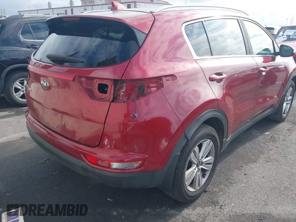 2018 Kia Sportage LX with VIN KNDPM3ACXJ7461874, listed as a IAAI auction lot 42064801 with 123,809 mi miles and . Bid and sale history available at carsss.com. Image 4.