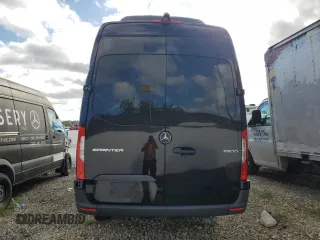 2024 Mercedes-Benz Sprinter Passenger with VIN W1Z4NGHY2RT189162, listed as a Copart auction lot 87842825 with 4,126 mi miles and Salvage Title. Bid and sale history available at carsss.com. Image 6.