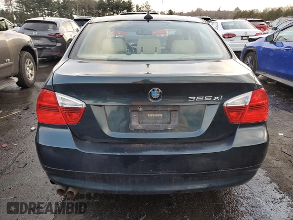 2006 BMW 3 Series 325xi with VIN WBAVD13526KV06530, listed as a Copart auction lot 46499785 with 200,726 mi miles and Salvage Title. Bid and sale history available at carsss.com. Image 6.