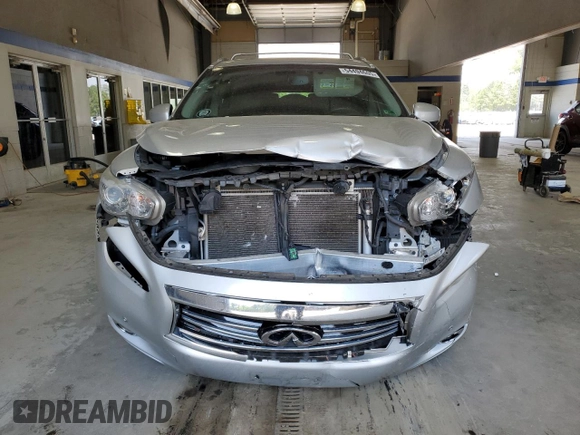 2013 Infiniti JX35 with VIN 5N1AL0MM4DC346349, listed as a Copart auction lot 54494605 with 186,729 mi miles and Salvage Title. Bid and sale history available at DreamBid. Image 5.
