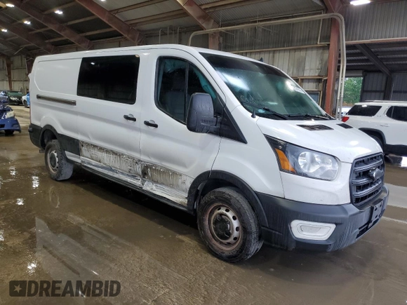 2020 Ford Transit Cargo with VIN 1FTBR1Y8XLKB58322, listed as a Copart auction lot 53746245 with 292,325 mi miles and Salvage Title. Bid and sale history available at DreamBid. Image 4.