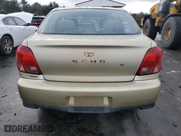 2002 Toyota ECHO with VIN JTDBT123620247748, listed as a Copart auction lot 57074725 with 139,934 mi miles and Non Repairable. Bid and sale history available at DreamBid. Image 6.