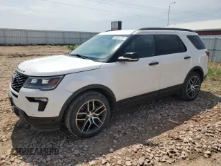 2019 Ford Explorer Sport с VIN 1FM5K8GT8KGB48868, выставлен на аукционе Copart как лот 55812785 с пробегом 129 561 миль миль и Списание • Salvage title. История ставок и продаж доступна на DreamBid. Изображение 1.