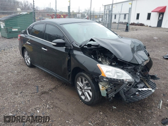 2015 Nissan Sentra S with VIN 3N1AB7AP3FY250188, listed as a IAAI auction lot 41197719 with 165,538 mi miles and . Bid and sale history available at DreamBid. Image 1.