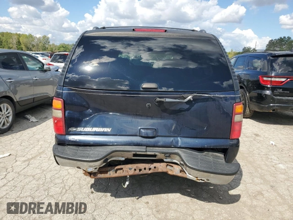 2006 Chevrolet Suburban LS with VIN 1GNFK16Z46J126131, listed as a Copart auction lot 72771204 with 203,510 mi miles and Salvage Title. Bid and sale history available at carsss.com. Image 6.