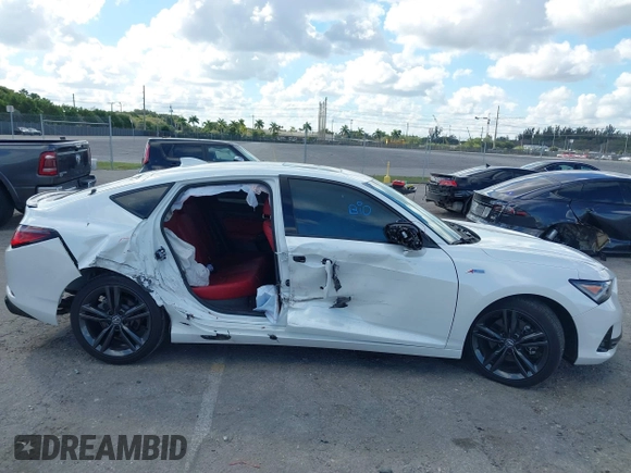 2024 Acura Integra Technology with VIN 19UDE4H69RA018119, listed as a IAAI auction lot 41561088 with 2,665 mi miles and . Bid and sale history available at DreamBid. Image 14.
