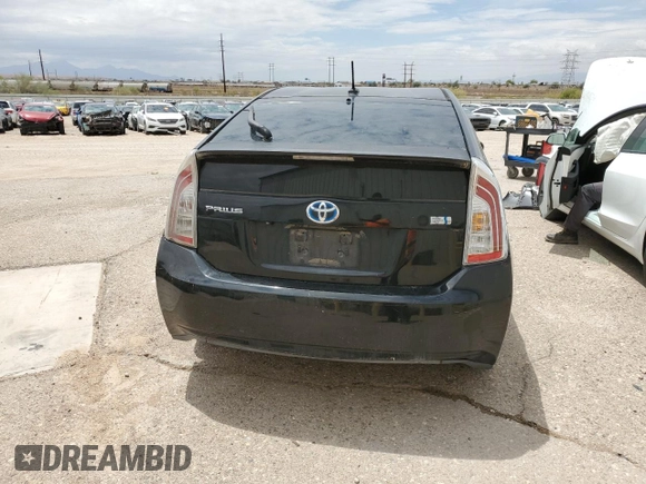 2012 Toyota Prius One with VIN JTDKN3DU1C5479402, listed as a Copart auction lot 55987055 with 176,263 mi miles and Clean Title. Bid and sale history available at DreamBid. Image 6.