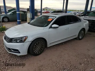2017 Volkswagen Passat 1.8T SE with VIN 1VWBT7A3XHC016960, listed as a Copart auction lot 53102755 with 133,379 mi miles and Salvage Title. Bid and sale history available at carsss.com. Image 1.