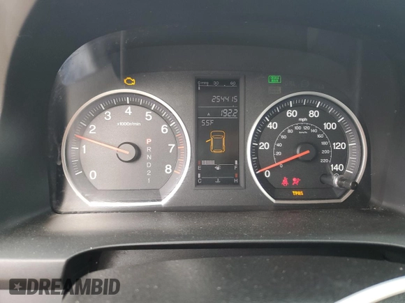 2008 Honda CR-V EX with VIN JHLRE48528C012468, listed as a Copart auction lot 54870455 with 254,415 mi miles and Salvage Title. Bid and sale history available at DreamBid. Image 9.