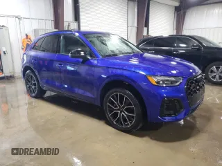 2022 Audi SQ5 Premium Plus with VIN WA1B4AFY7N2041683, listed as a Copart auction lot 51751234 with 15,660 mi miles and Salvage Title. Bid and sale history available at DreamBid. Image 4.