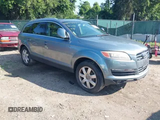 2007 Audi Q7 Premium with VIN WA1BY74L17D080081, listed as a IAAI auction lot 42699647 with 169,563 mi miles and . Bid and sale history available at DreamBid. Image 1.
