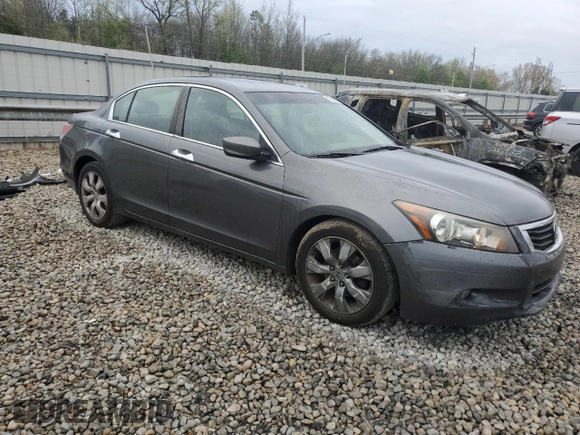 2010 Honda Accord Sdn EX-L with VIN 1HGCP3F87AA001506, listed as a Copart auction lot 50728255 with 206,480 mi miles and Salvage Title. Bid and sale history available at carsss.com. Image 4.
