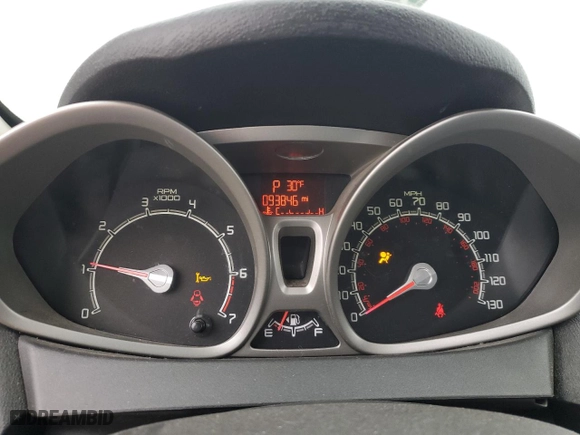 2013 Ford Fiesta SE with VIN 3FADP4BJ9DM195681, listed as a Copart auction lot 83581764 with 93,846 mi miles and Salvage Title. Bid and sale history available at carsss.com. Image 9.