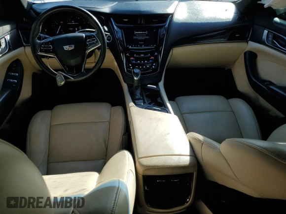2017 Cadillac CTS Luxury RWD with VIN 1G6AR5SS3H0207633, listed as a Copart auction lot 43589845 with 93,920 mi miles and Salvage Title. Bid and sale history available at DreamBid. Image 8.