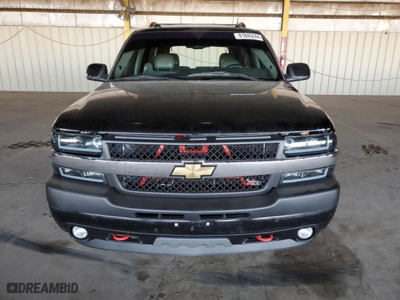 2005 Chevrolet Tahoe Z71 with VIN 1GNEK13T65R273062, listed as a Copart auction lot 81845244 with 193,207 mi miles and Salvage Title. Bid and sale history available at carsss.com. Image 5.