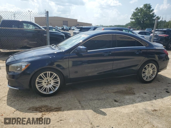 2018 Mercedes-Benz CLA 250 with VIN WDDSJ4EB2JN553198, listed as a Copart auction lot 59748895 with 133,215 mi miles and Clean title. Bid and sale history available at DreamBid. Image 1.