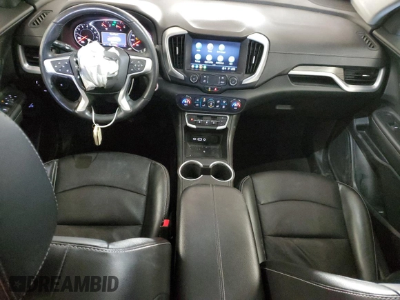 2022 GMC Terrain SLT with VIN 3GKALVEV1NL125357, listed as a Copart auction lot 45694985 with 42,334 mi miles and Salvage title. Bid and sale history available at DreamBid. Image 8.