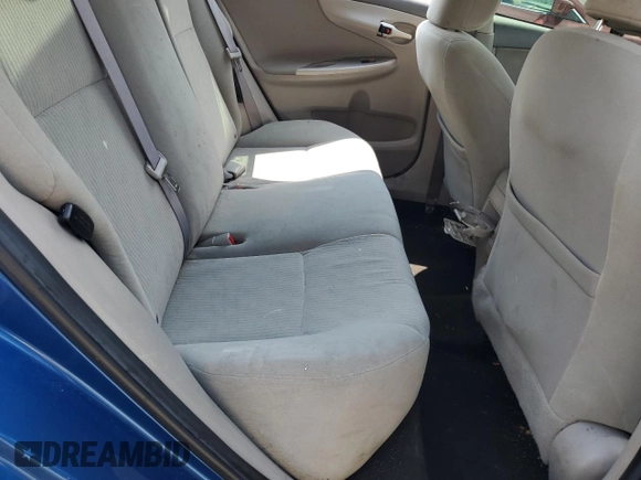 2010 Toyota Corolla with VIN 2T1BU4EE9AC278007, listed as a Copart auction lot 61916534 with 141,922 mi miles and Salvage Title. Bid and sale history available at DreamBid. Image 11.
